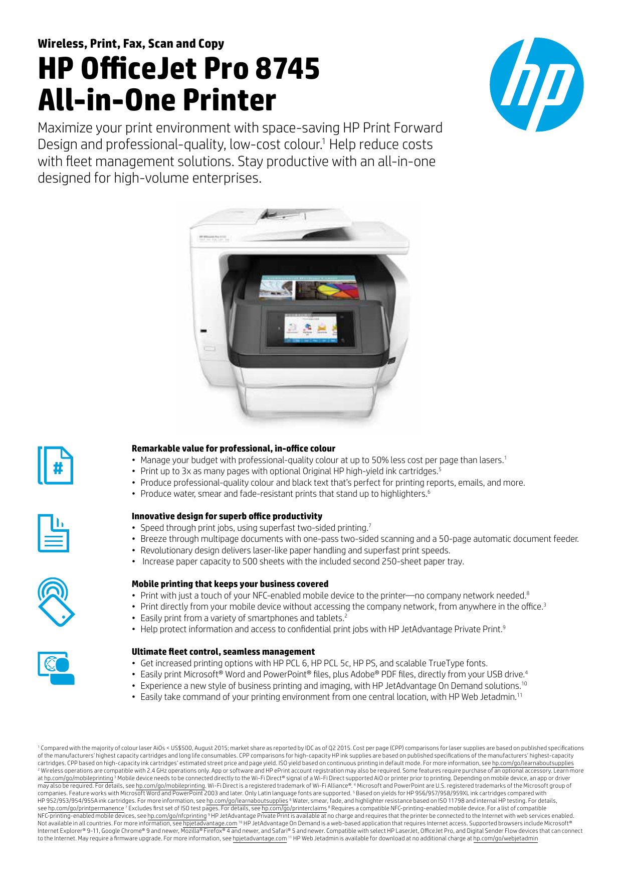 HP OfficeJet Pro 8745 All-in-One 