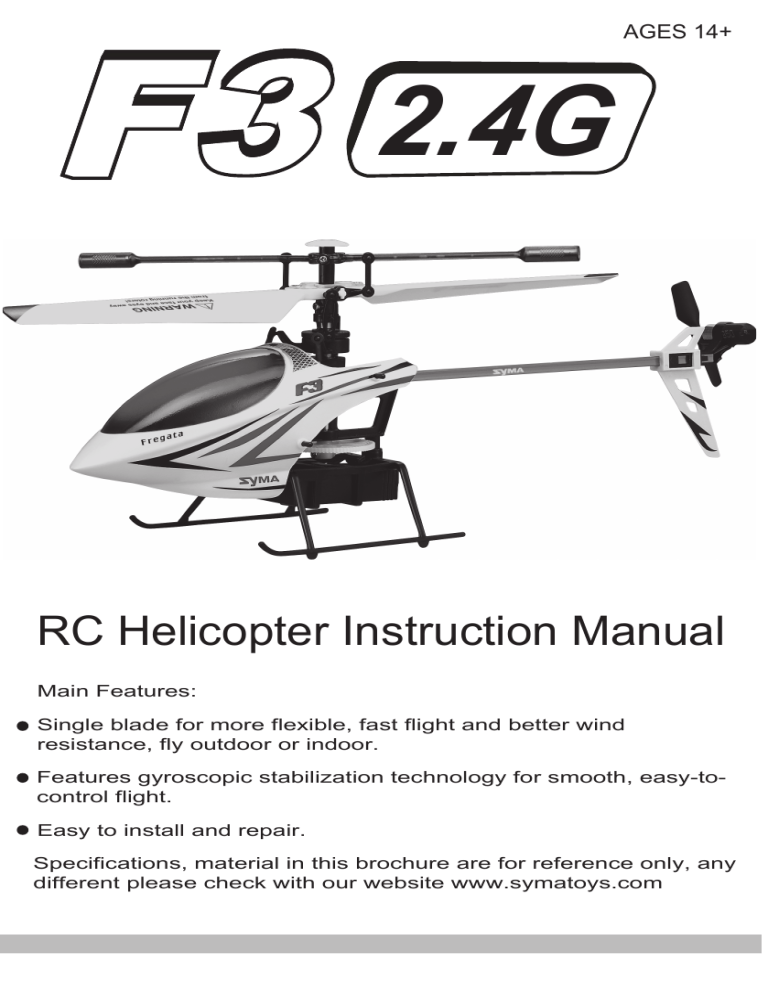 hover rc helicopter 2.4