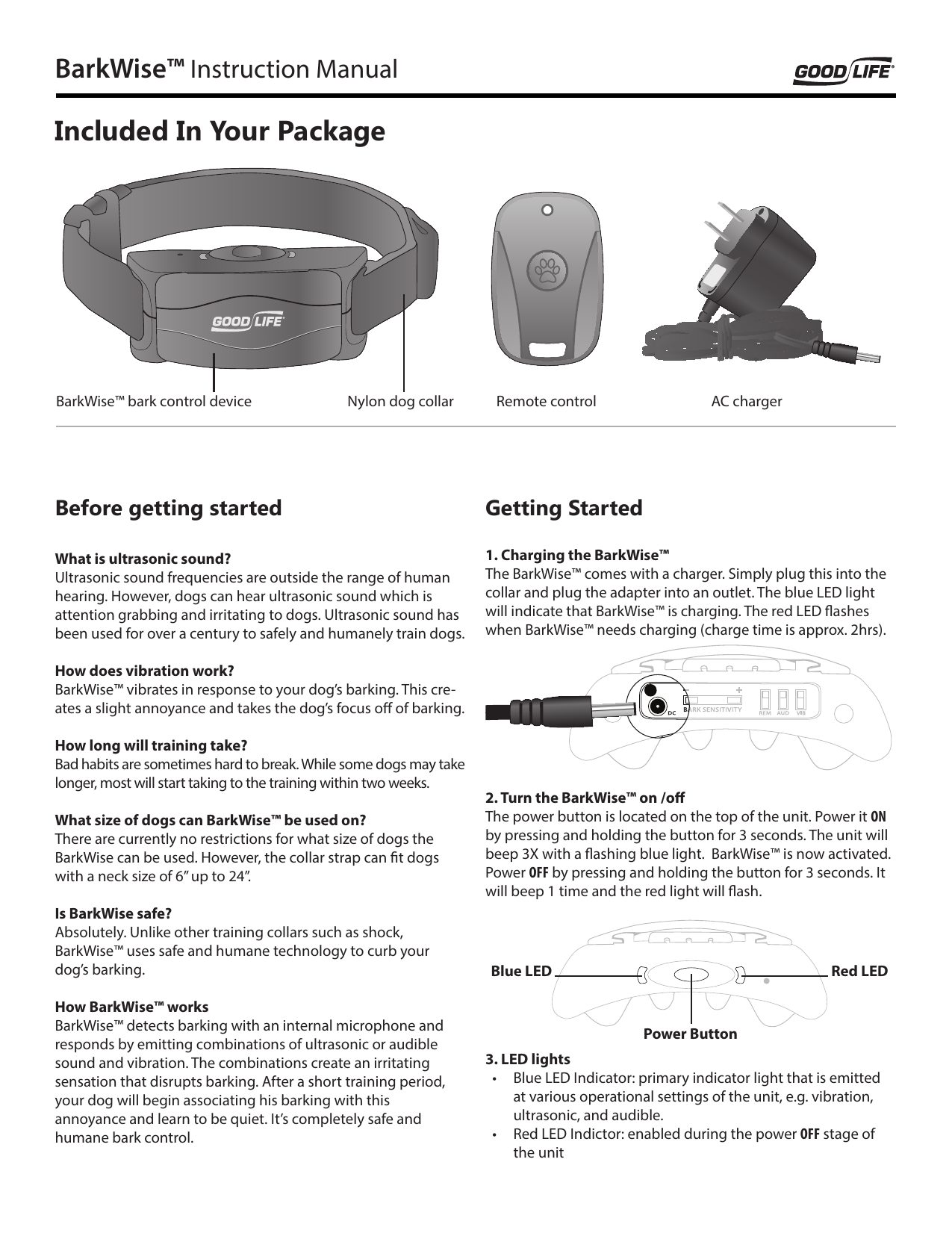 barkwise ultrasonic collar