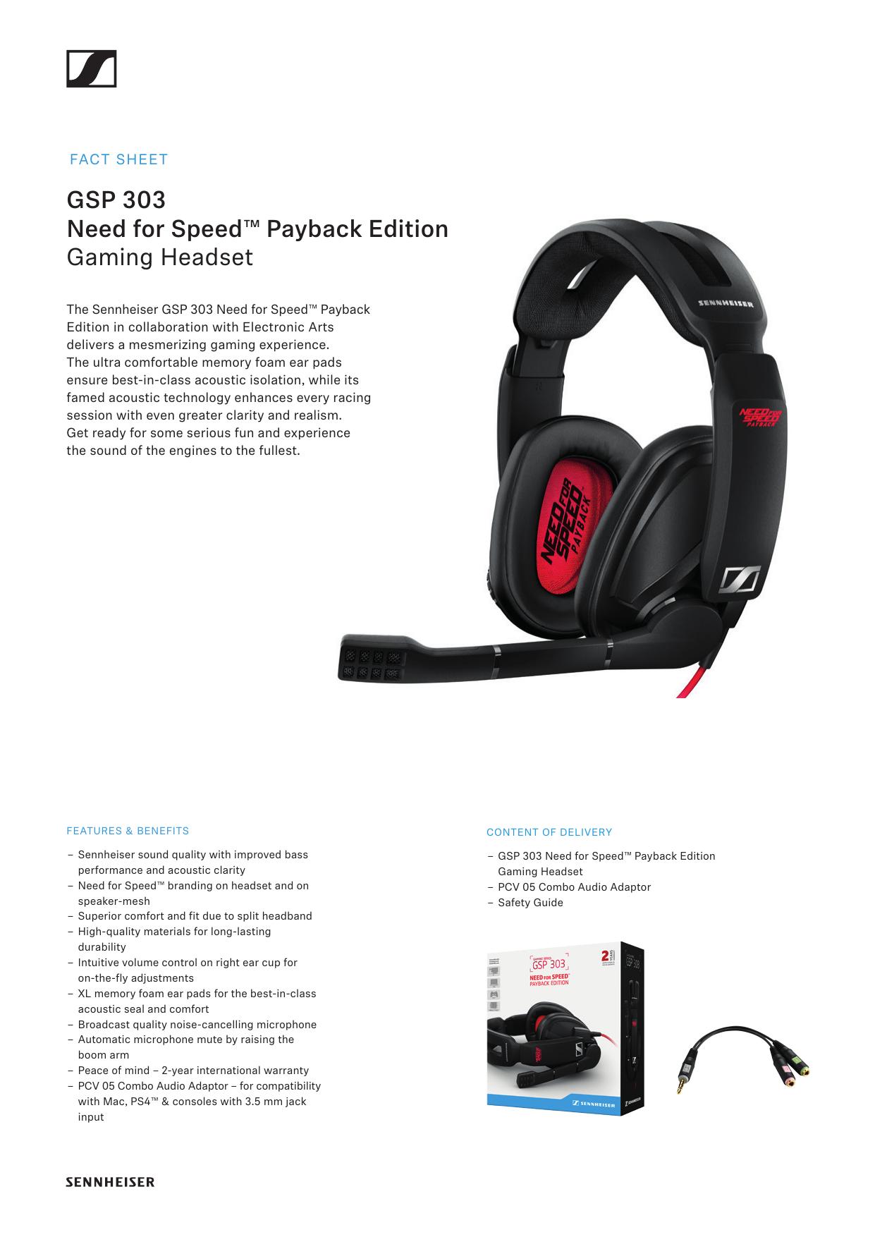 sennheiser gsp 303