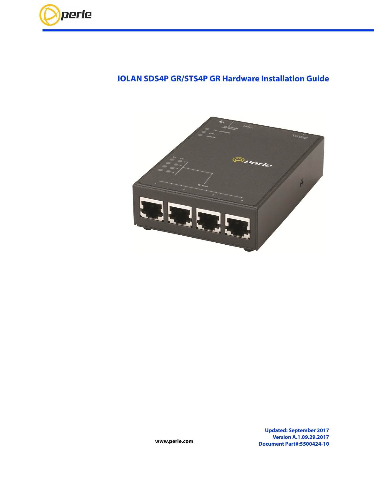 IOLAN-SDS4P-STS4P Hardware Installation Guide | Manualzz