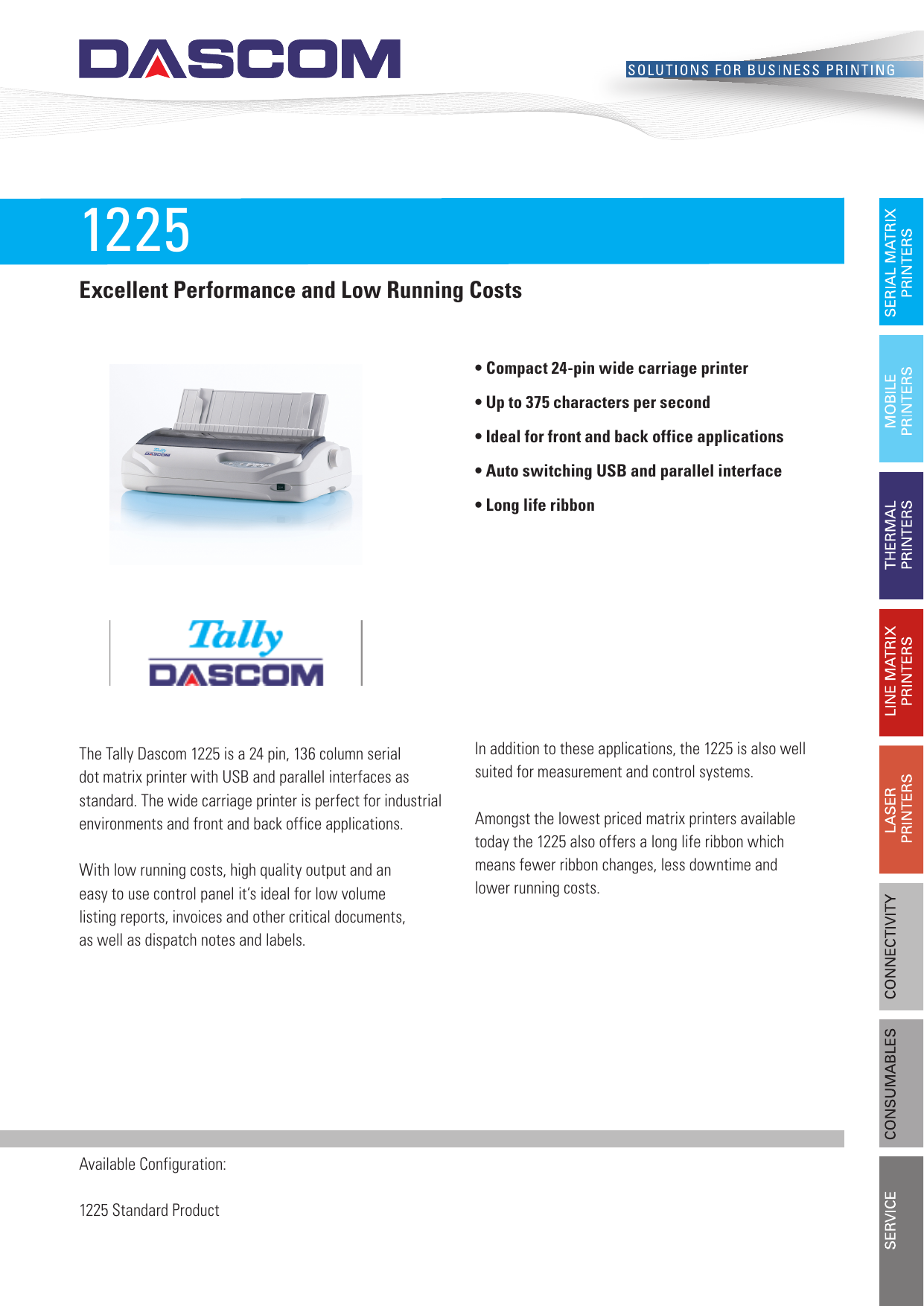 printer low running costs