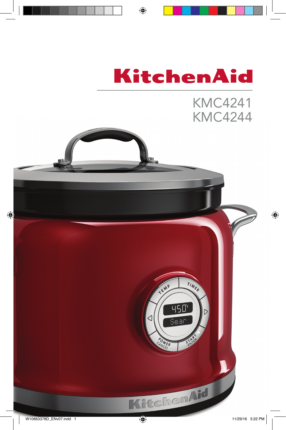 KitchenAid KMC4241SS Electric Multi Steamer Slow Cooker, 4 Qt