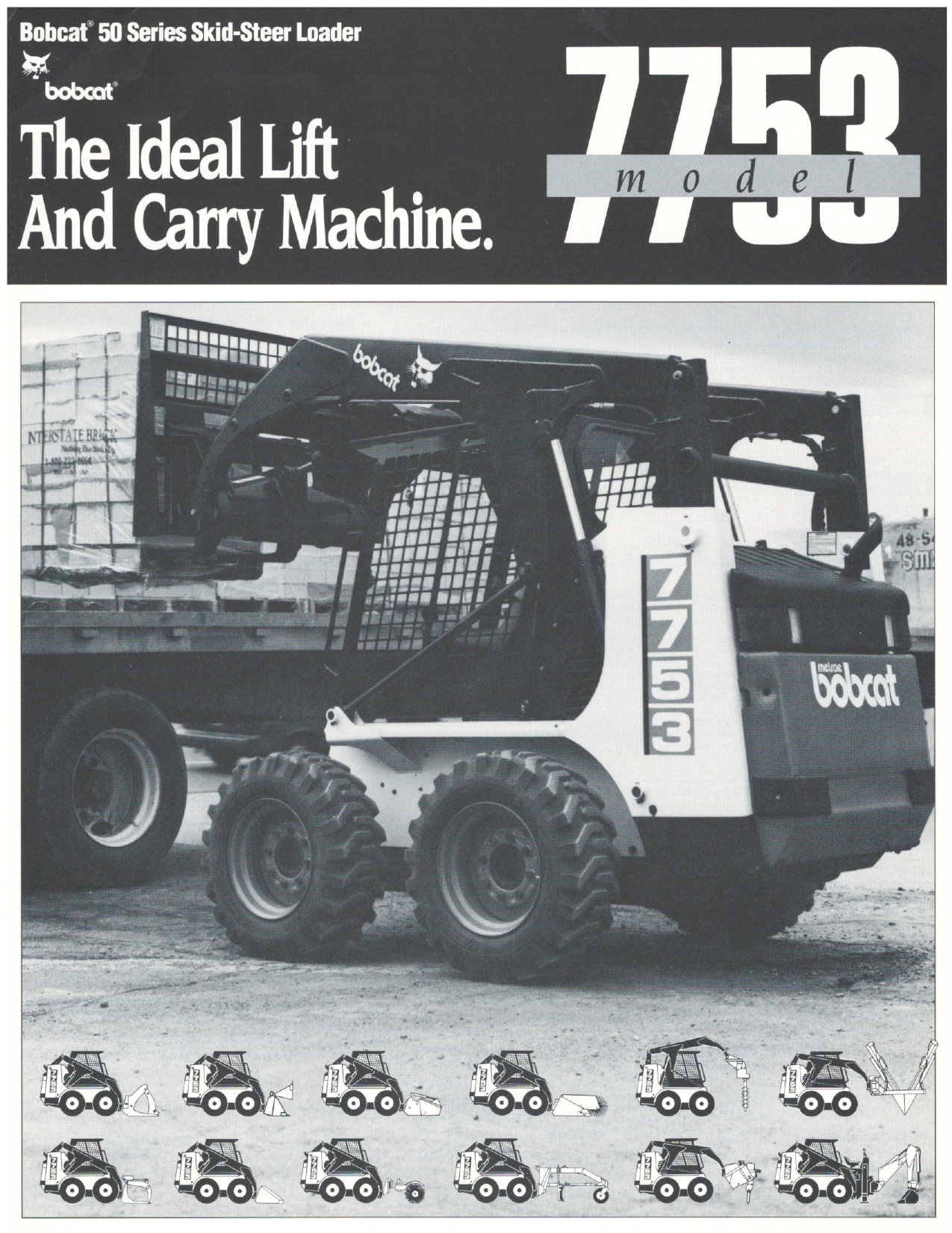 Bobcat 7753 Vertical Lift Path Loader 1991 Manualzz