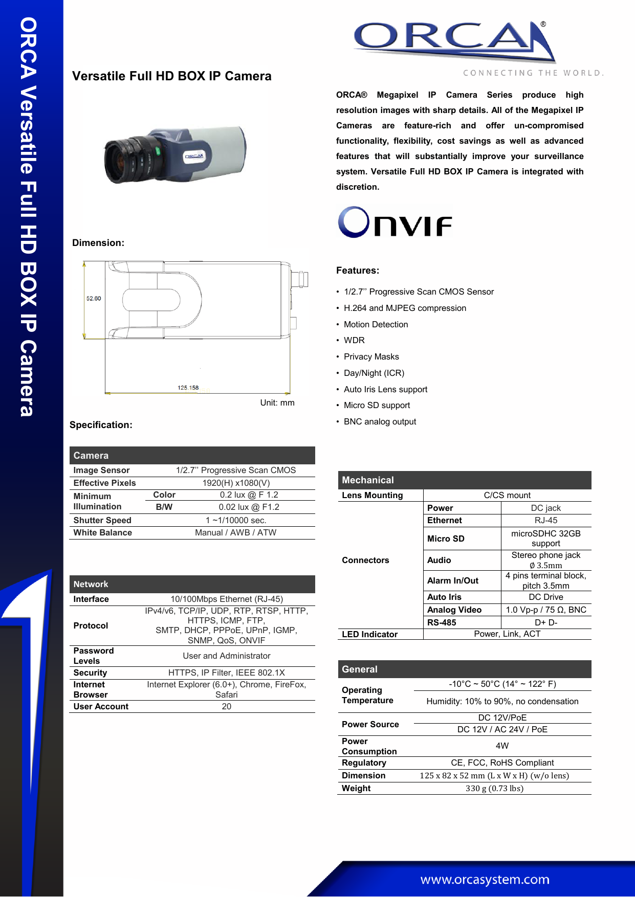 Orc A Versatile Full Hd Box Ip Cam Era Manualzz