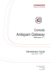 Comodo Antispam Gateway 1.11 Administrator Guide