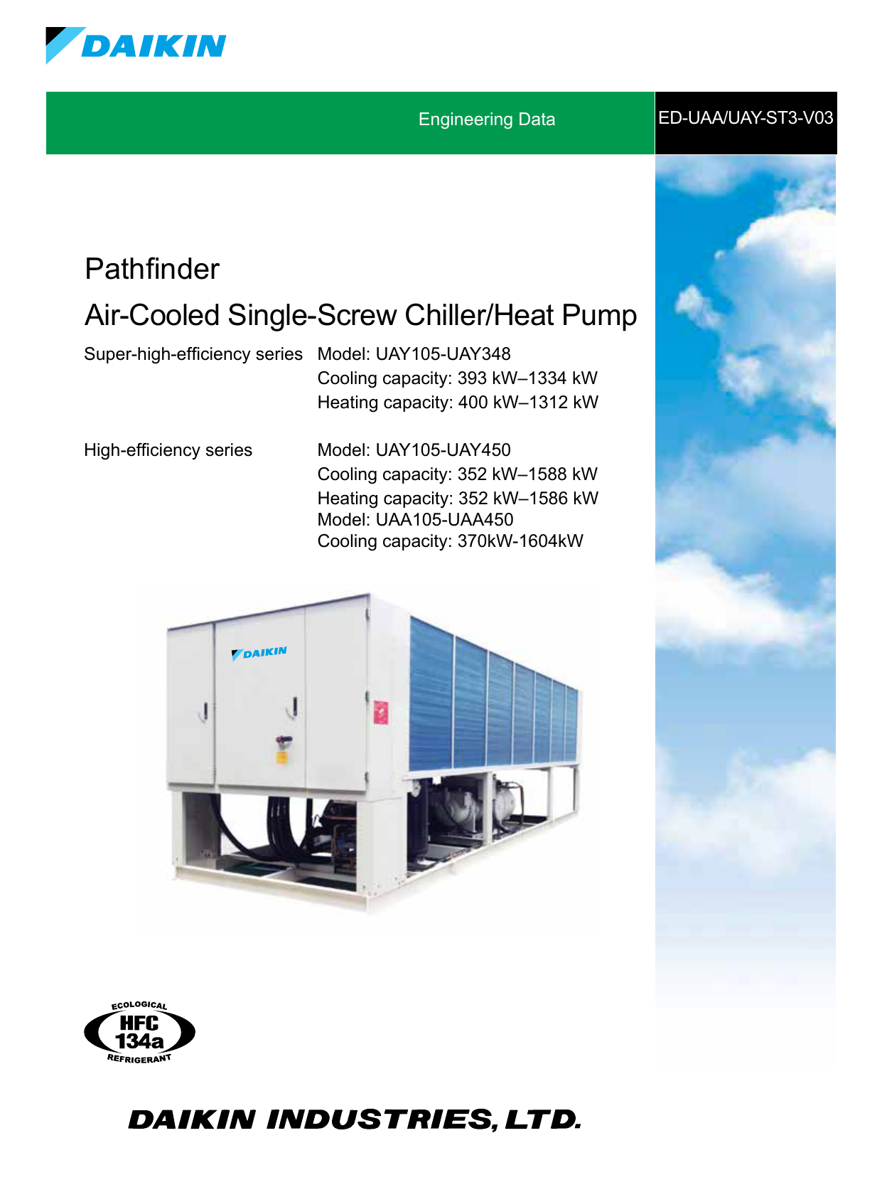 Pathfinder Air-Cooled Single-Screw Chiller/Heat Pump | Manualzz