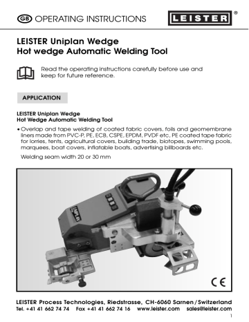 leister ch-6060 sarnen troubleshooting leister ch-6060 sarnen troubleshooting