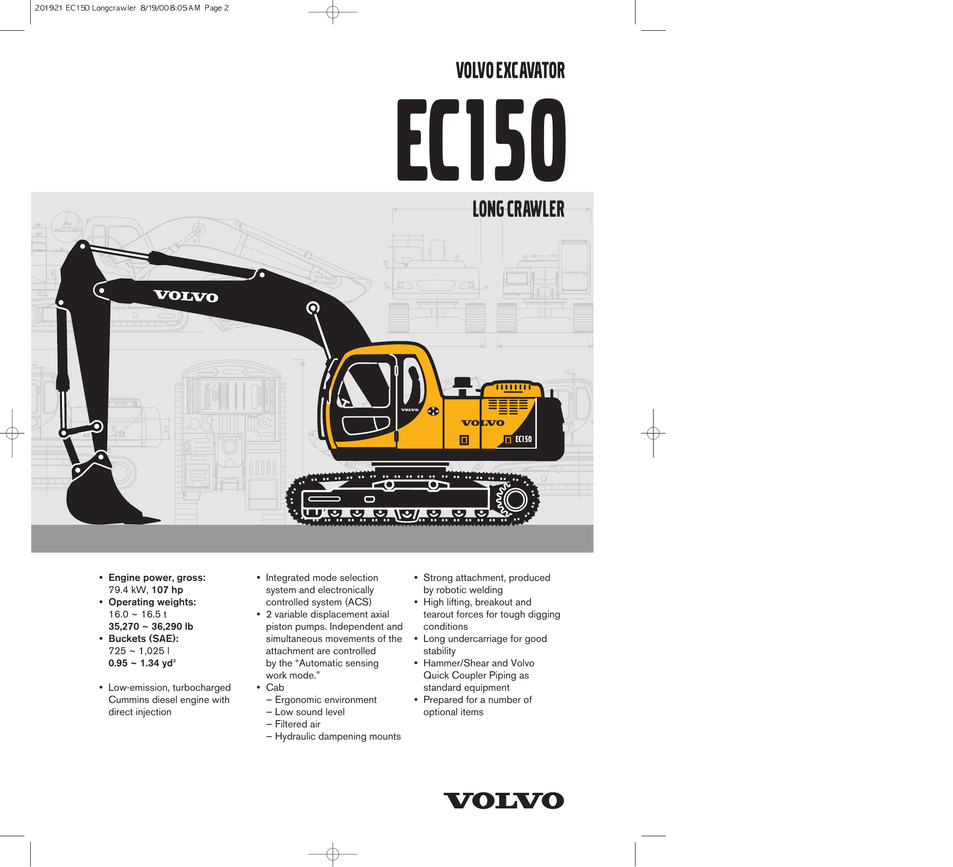 1921 Ec150 Longcrawler Volvo Construction Equipment Manualzz