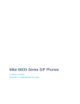 Mitel 6800i Series SIP Phones