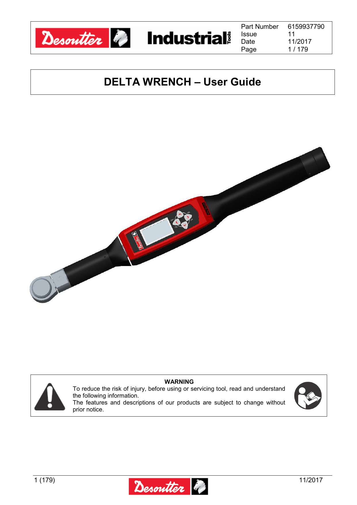 Desoutter DELTA WRENCH User Guide Manualzz