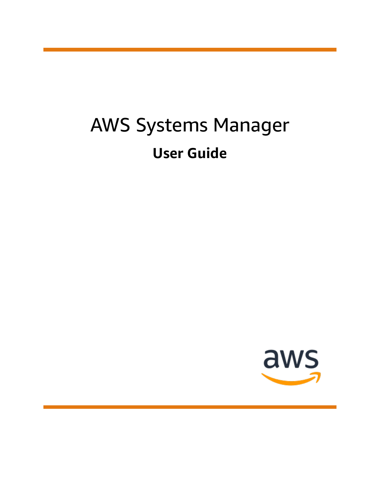 Aws Systems Manager User Guide Manualzz