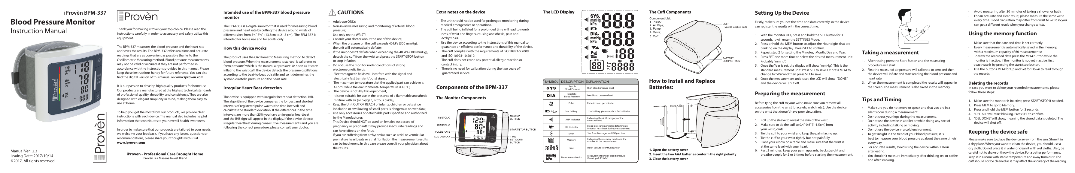 Blood Pressure Monitor | Manualzz