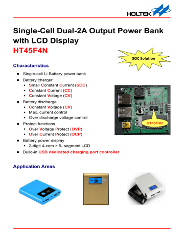 Single-Cell Dual-2A Output Power Bank with LCD Display | Manualzz