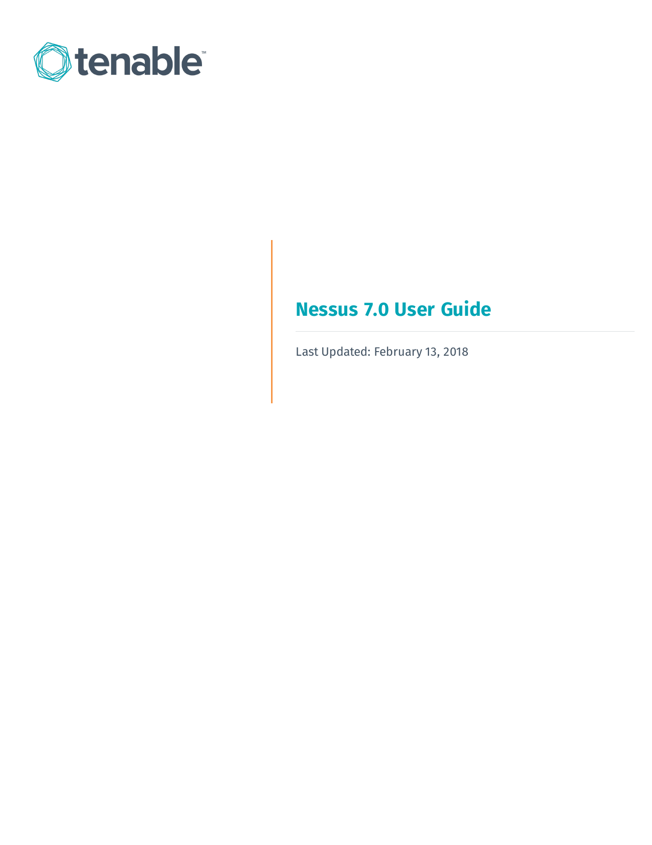 Nessus 7.0 User Guide | Manualzz