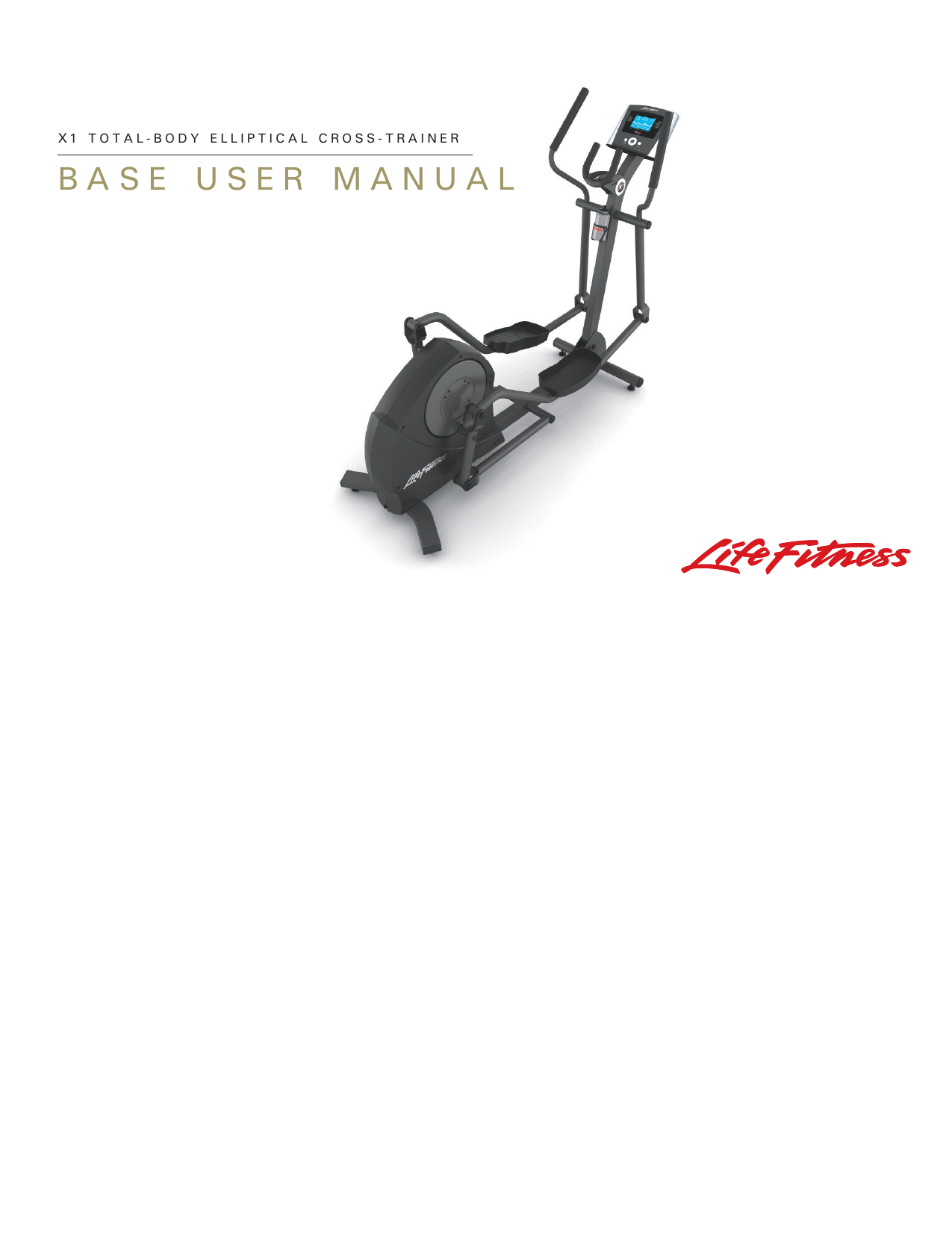 Life fitness x8 online elliptical manual