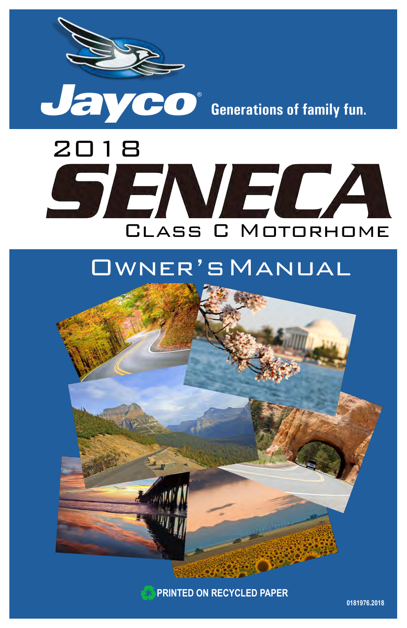 Jayco Seneca 2018 Owner's Manual Manualzz