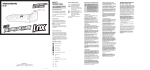 XU1 XMT-703 Multi Function Tool Operating Instructions