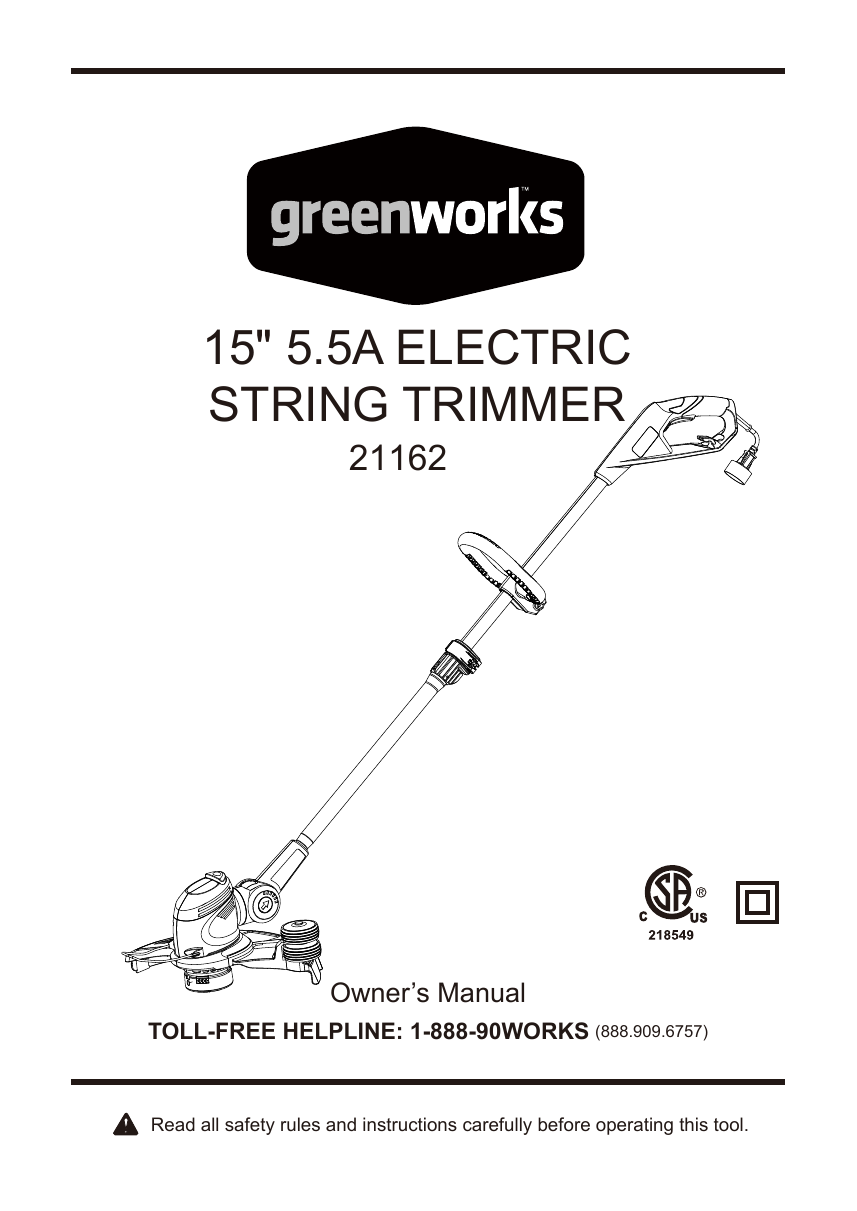 Remington RM115ST 14 In. 5.5-Amp Straight Shaft Corded Electric