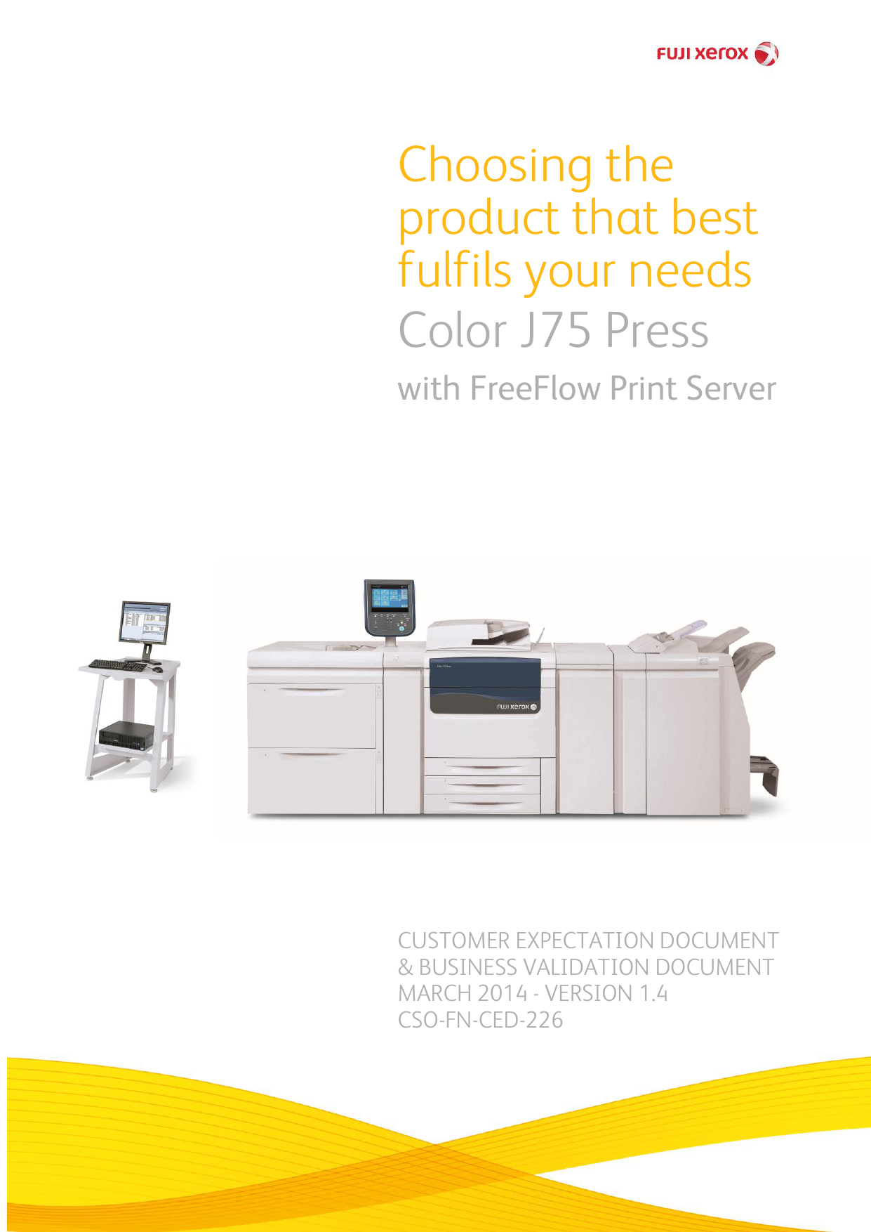 Color J75 Press Manualzz