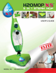 H2O Mop X5 KB 6622V-I User's Guide