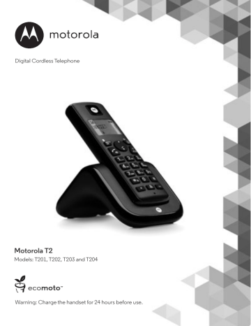 Motorola T203 User manual | Manualzz