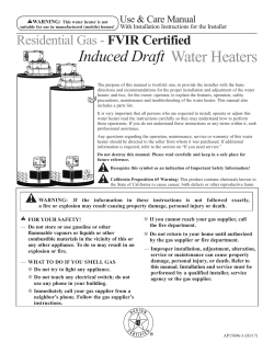 Rheem XG29T12XR60U0 - Instructions, Specification | manualzz.com