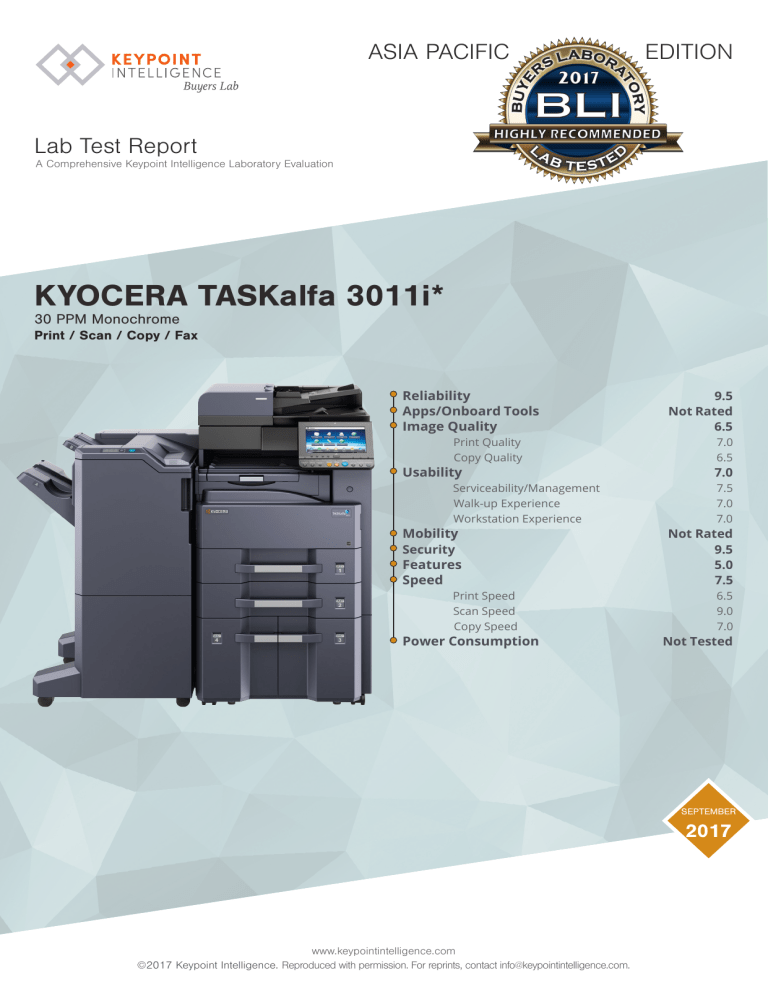 KYOCERA TASKalfa 3011i - KYOCERA Document Solutions | Manualzz