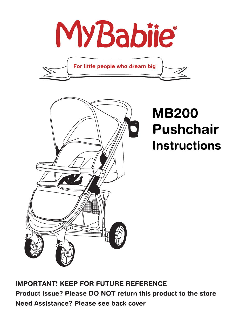 My babiie travel system instructions on sale