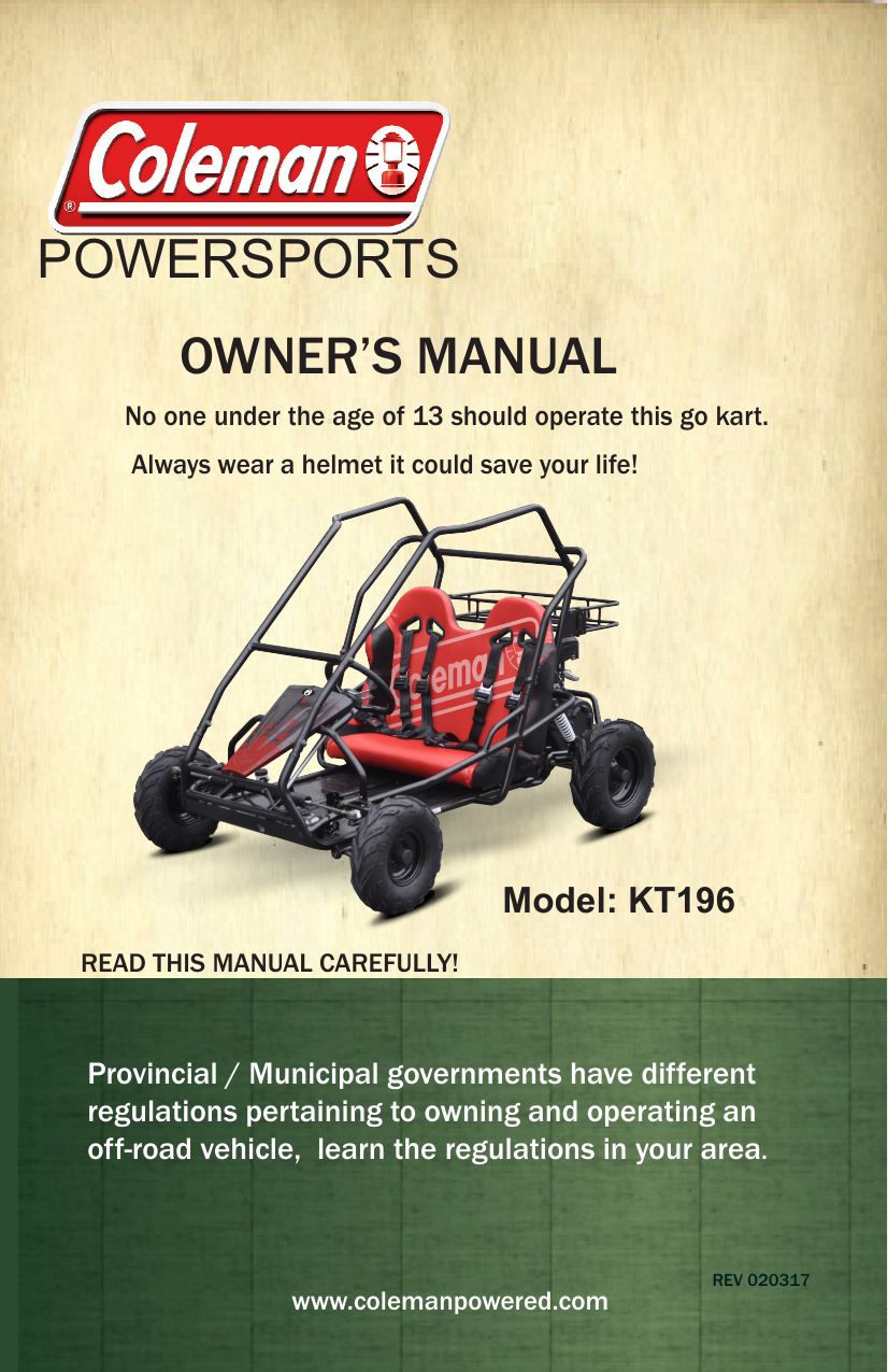 powersports owner`s manual Manualzz