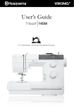Husqvarna Viking Tribute 145M User's Guide