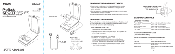 Tzumi ProBuds Sport Series Totally Wireless Earbuds User Manual