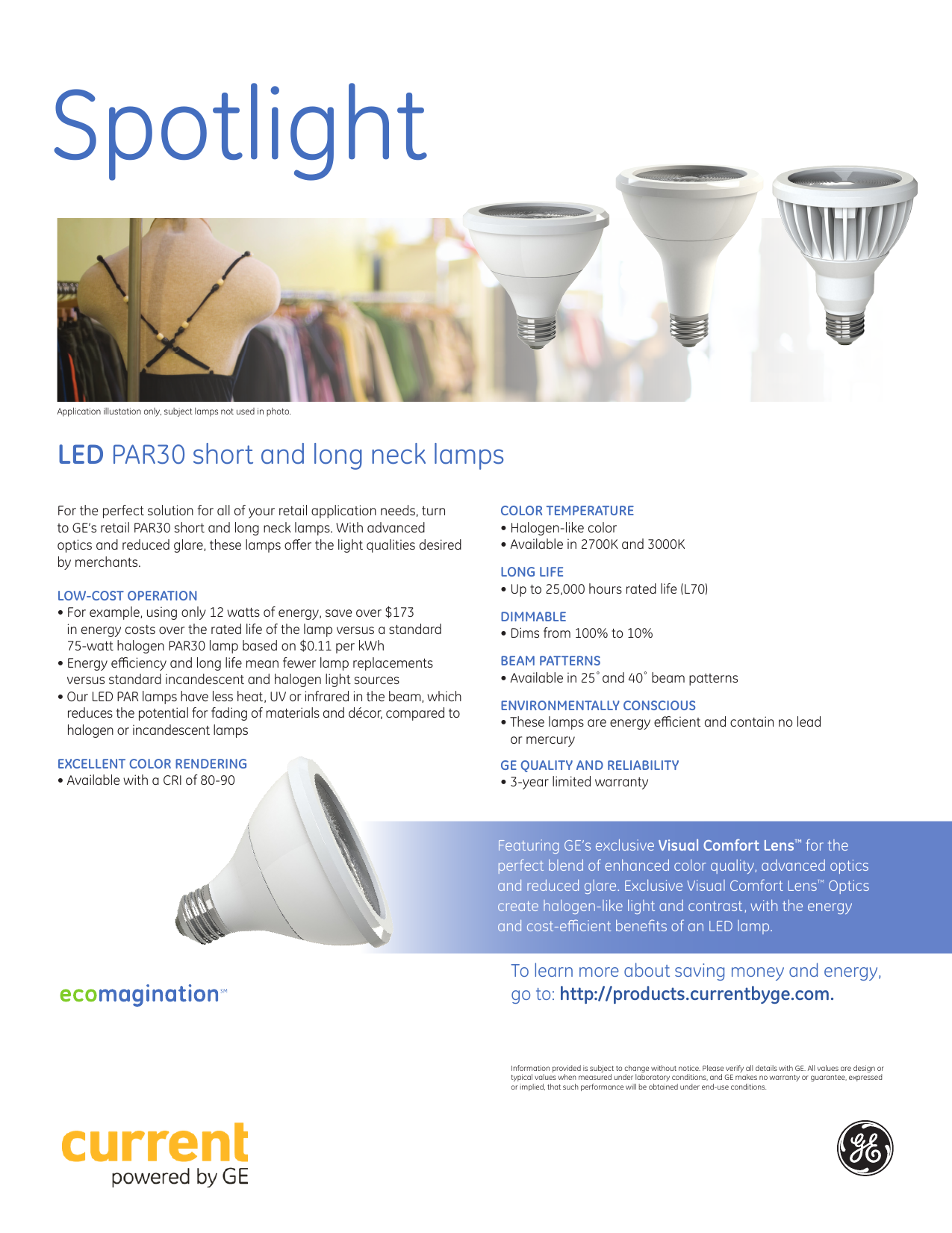 Ge S Led Retail Lighting Par30 Lamps Ge S Led Retail Lighting Par30 Lamps