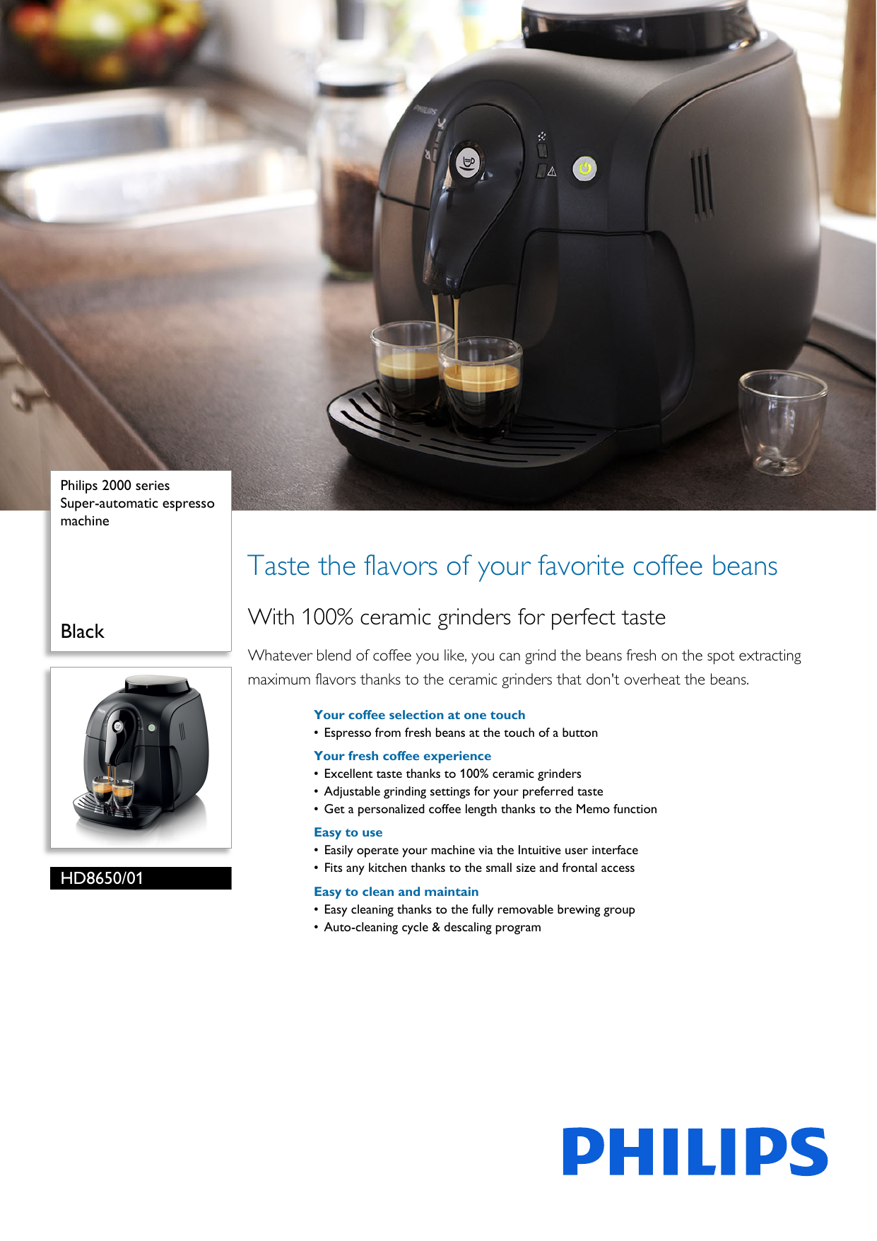HD8650/01 Philips Superautomatic espresso machine Manualzz