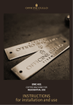 Coffee machine EMC 451 Instructions