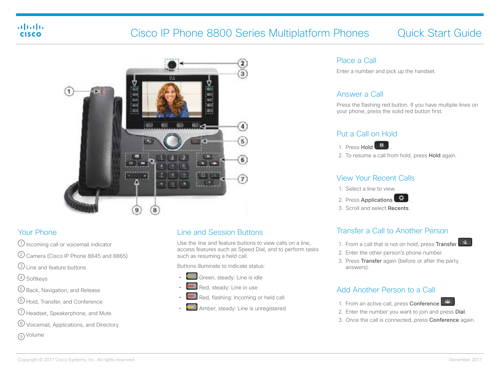 Cisco Ip Phone 8800 Series Multiplatform Phones Quick Start Guide Manualzz