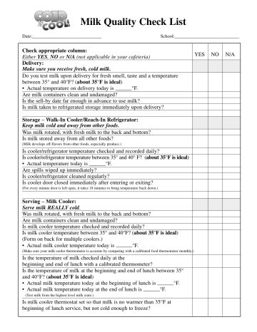  Quality CheckList | Manualzz