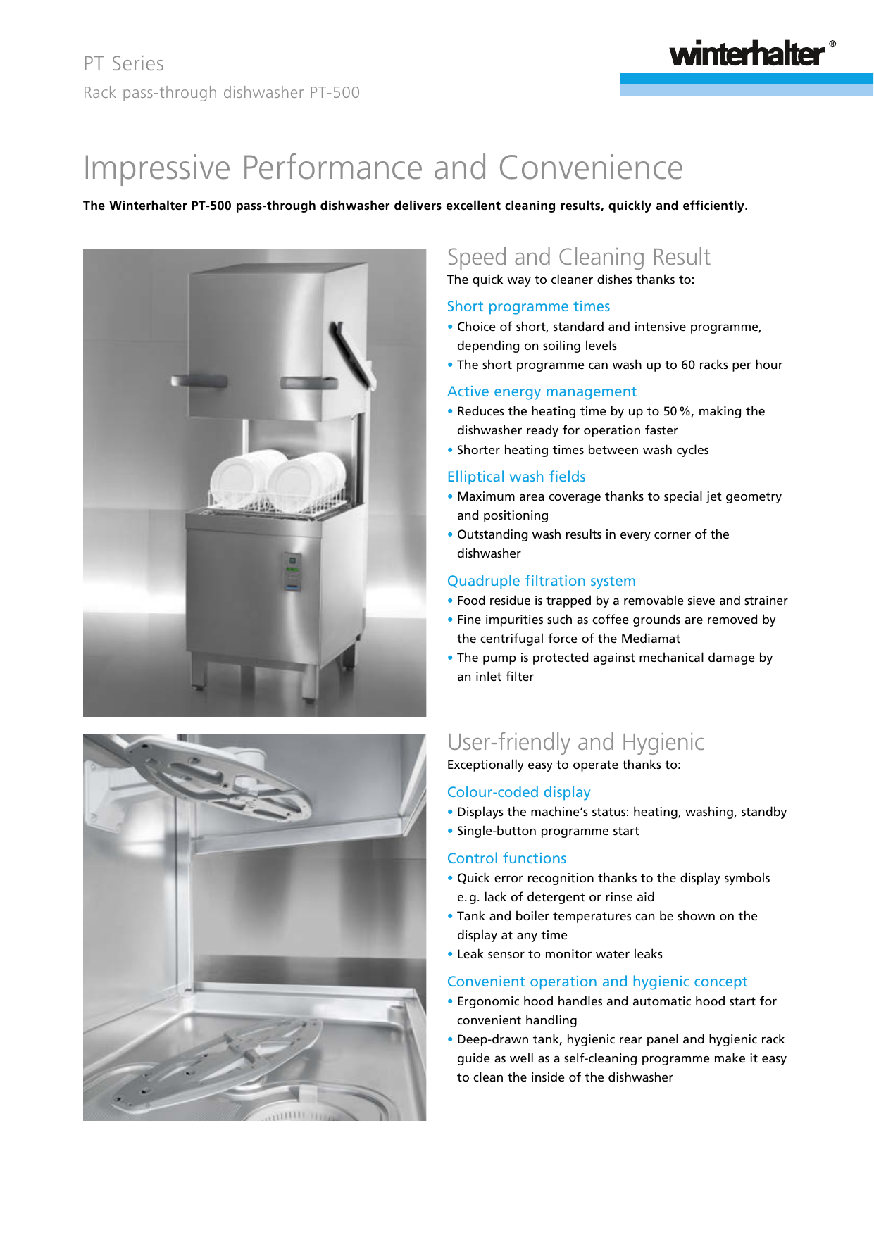 winterhalter pass through dishwasher