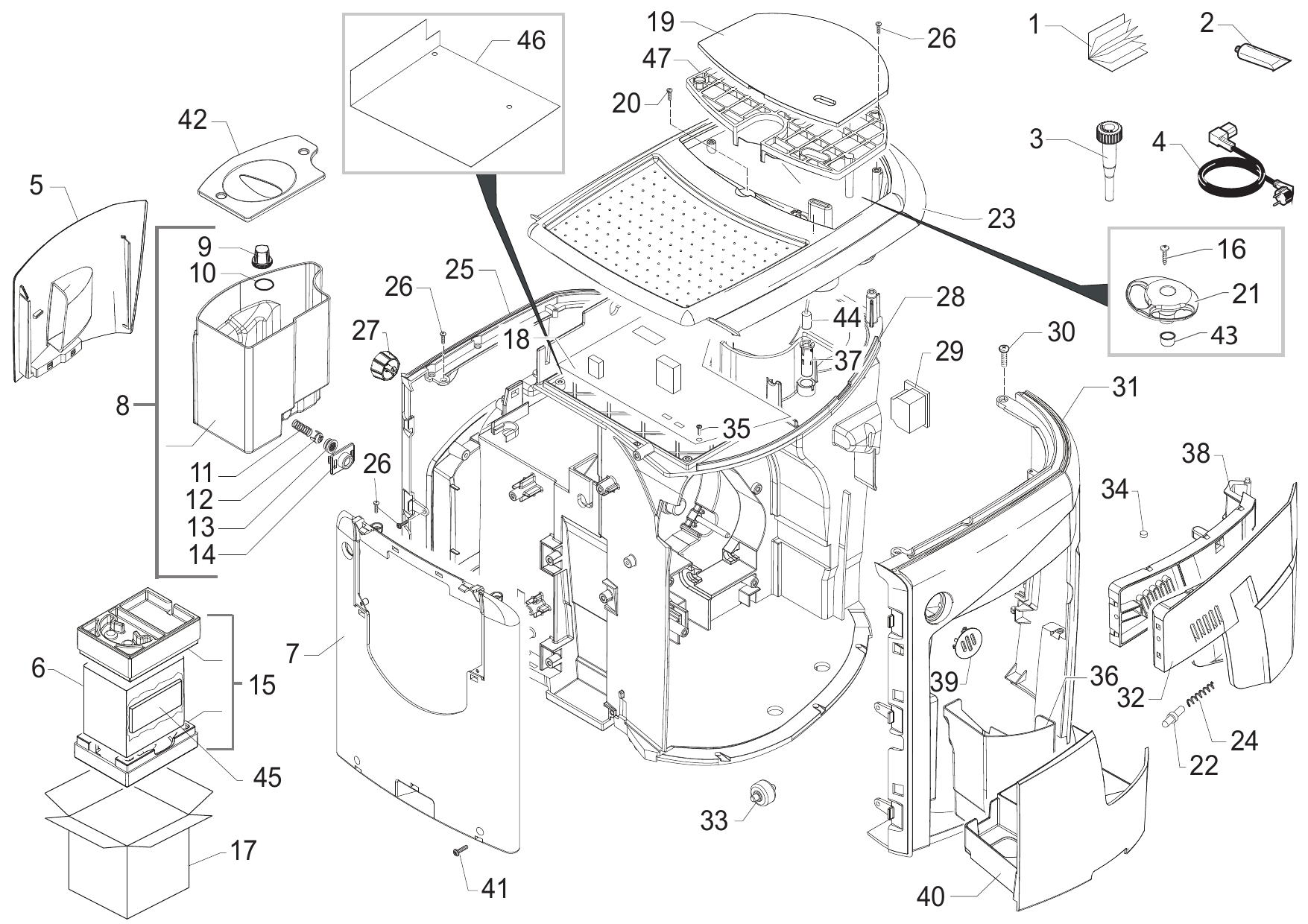 Gaggia Unica Part Diagram Manualzz