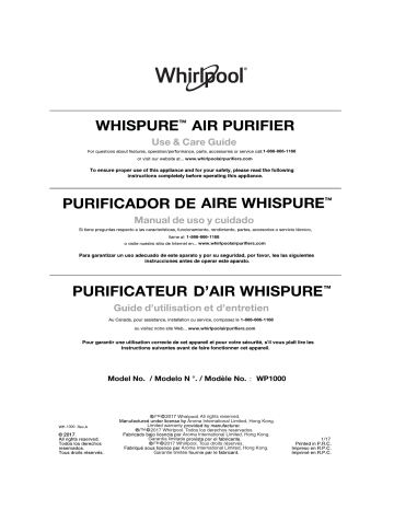 Whirlpool WP1000(16.11.14) | Manualzz