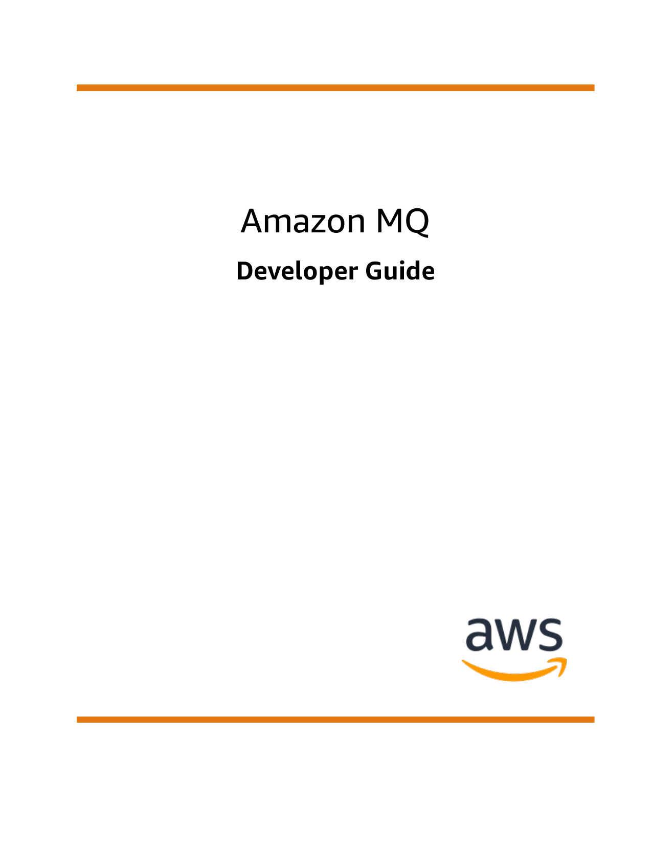 Amazon Mq Developer Guide Aws Documentation Manualzz