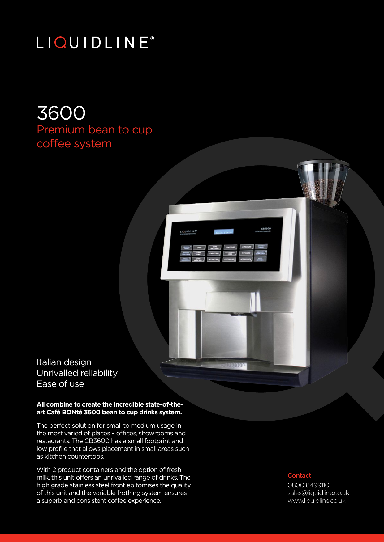 Premium Bean To Cup Coffee System Manualzz