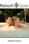 Resort Spas Spa Owner's Manual