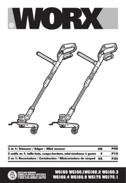 Worx WG160.9 Owner s manual User s manual manualzz