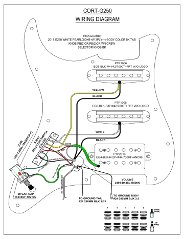 cort-g250 wiring diagram | Manualzz