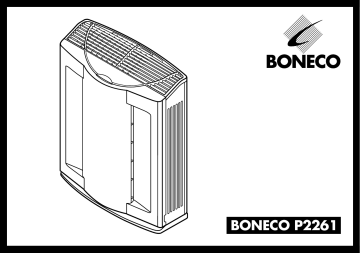 BONECO P2261 air purifier Instructions for use | Manualzz