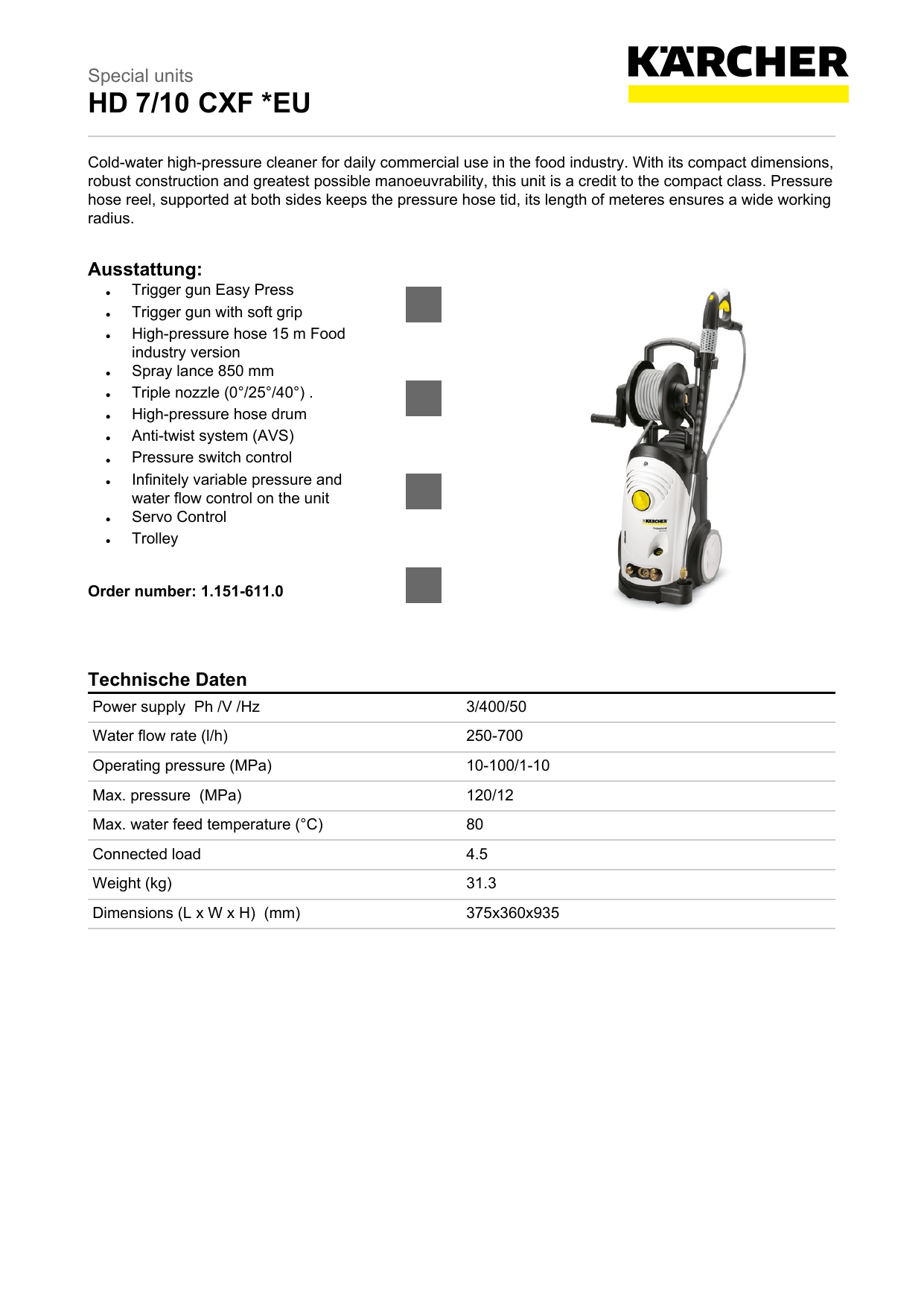 Kärcher Easy Press HD-Pistole Softgrip M22 x 1,5 