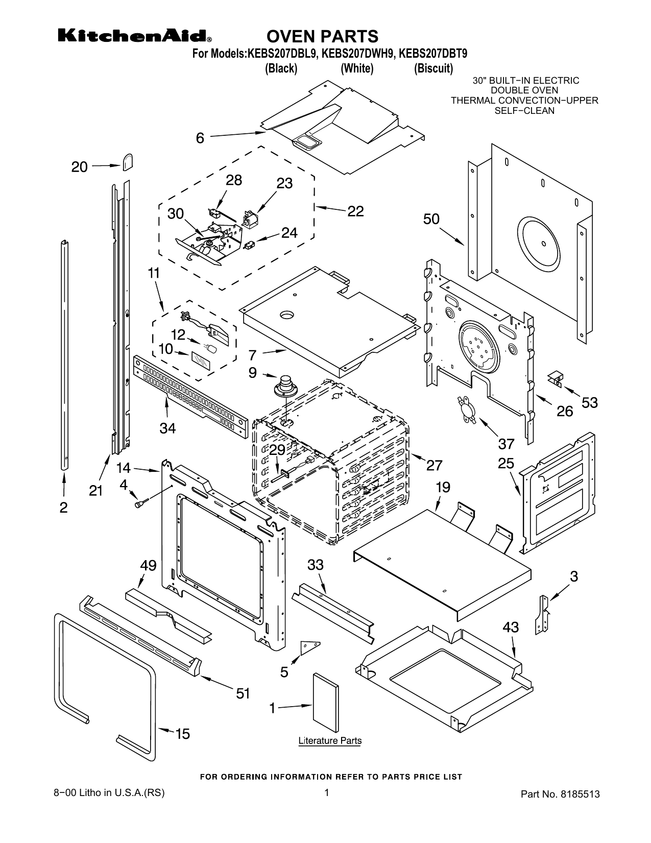 Oven Parts Kitchenaid Manualzz Com