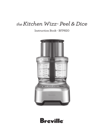 Breville The Kitchen Wizz Peel & Dice Food Processor User Manual | Manualzz