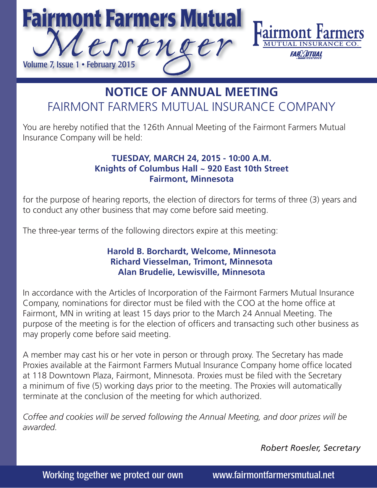 Farmers Mutual Insurance Fairmont Mn